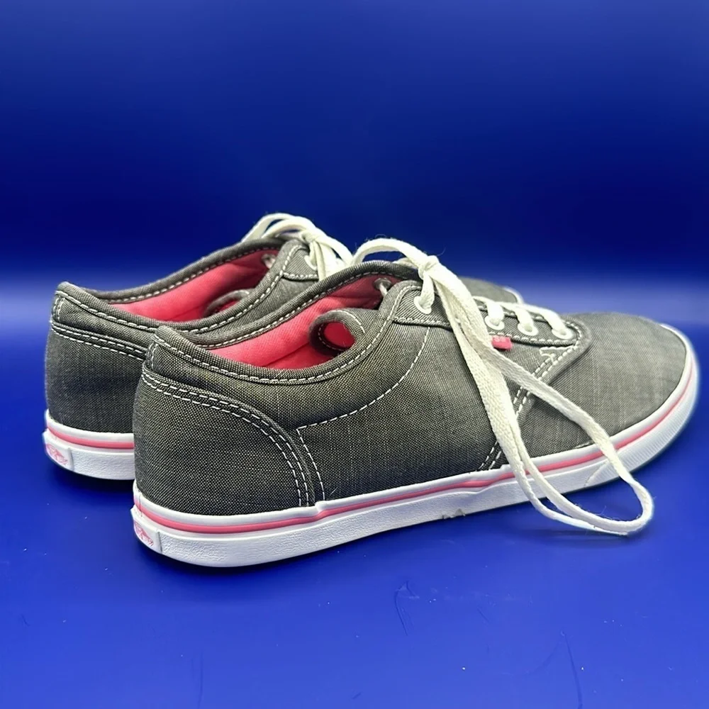 Vans Off The Wall Gray Low Top Shoes Sneakers Women's Size 7
